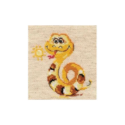 Alisa Counted Cross Stitch Kit 0-96 – Kind Snake