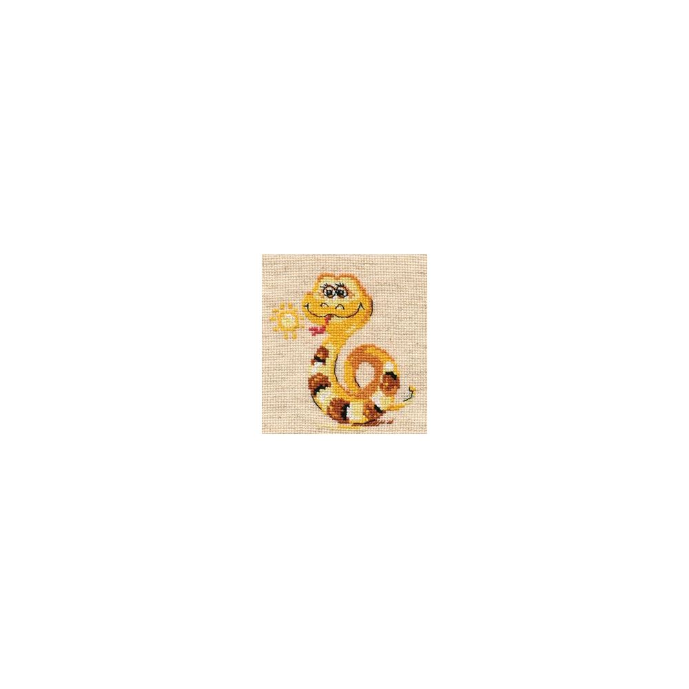 Alisa Counted Cross Stitch Kit 0‑96 – Kind Snake