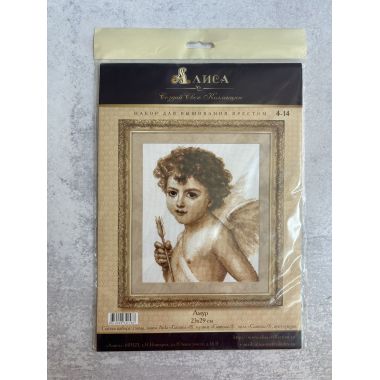 Alisa Counted Cross Stitch Kit 4‑14 – Cupid
