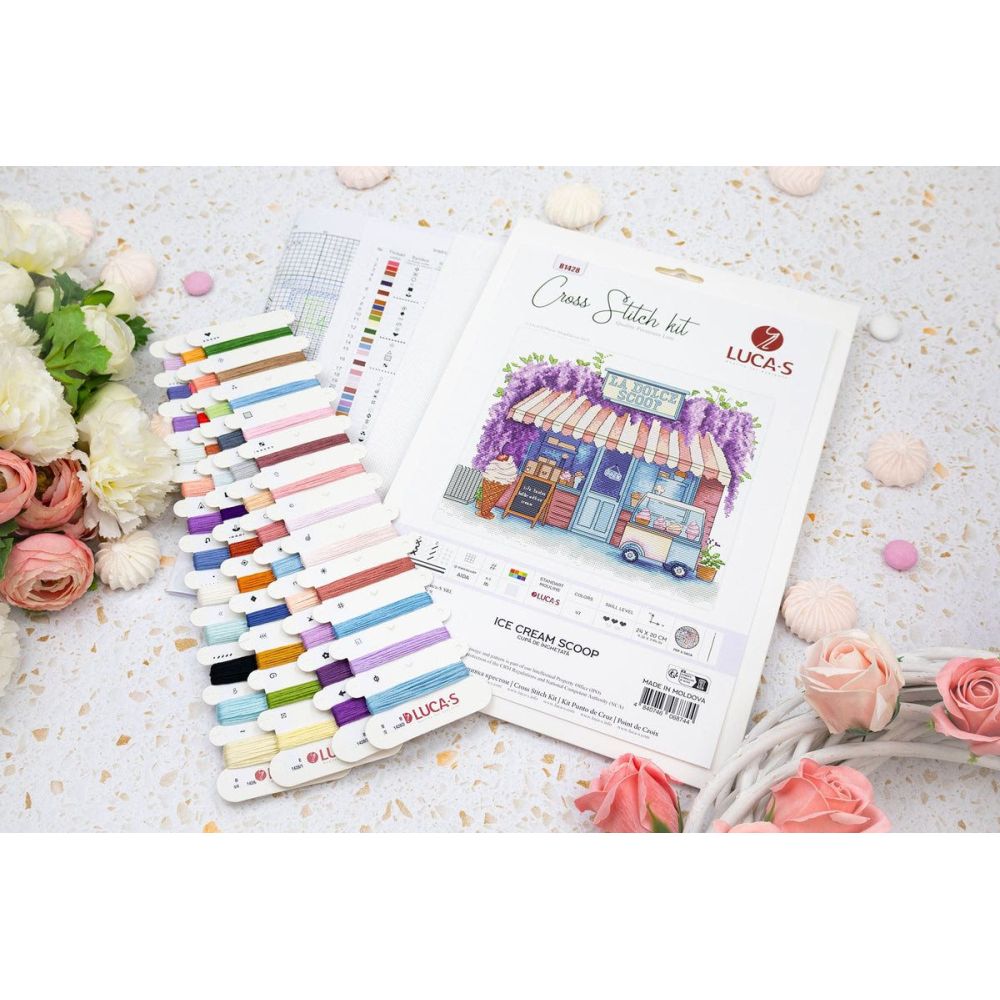 Cross Stitch Kit Luca-S - Ice Cream Scoop B1428