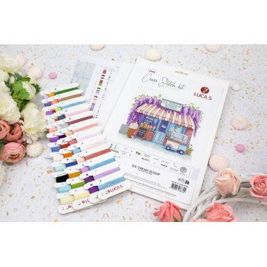 Cross Stitch Kit Luca-S - Ice Cream Scoop B1428