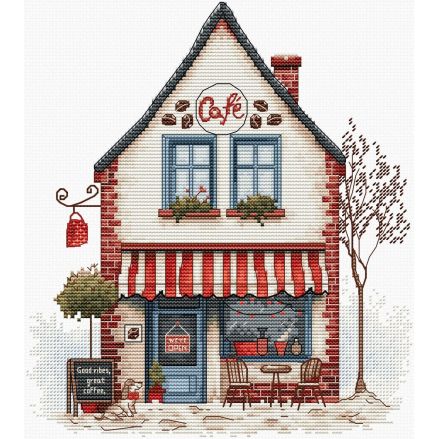 Cross Stitch Kit Luca-S - Welcome to Coffee! B1427