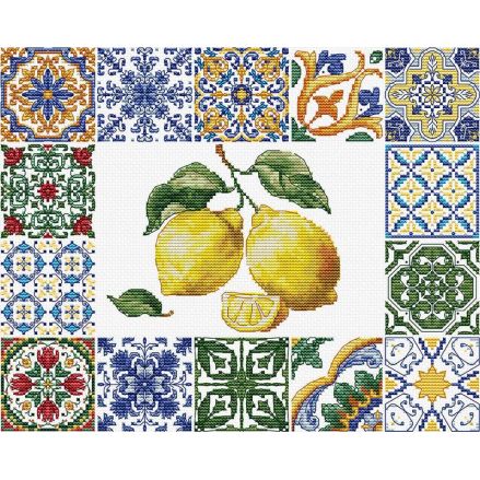 Cross Stitch Kit Luca-S - Lemon Essence of the Mediterranean, B7049