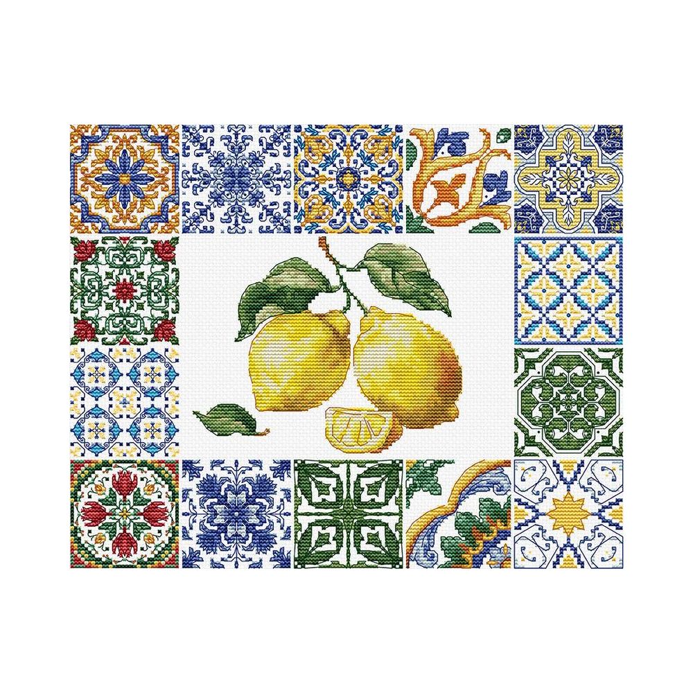 Cross Stitch Kit Luca-S - Lemon Essence of the Mediterranean, B7049