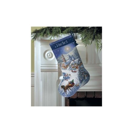 Counted Cross Stitch Kit Sleigh Ride, Dimensions 8712