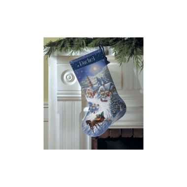 Counted Cross Stitch Kit Sleigh Ride, Dimensions 8712