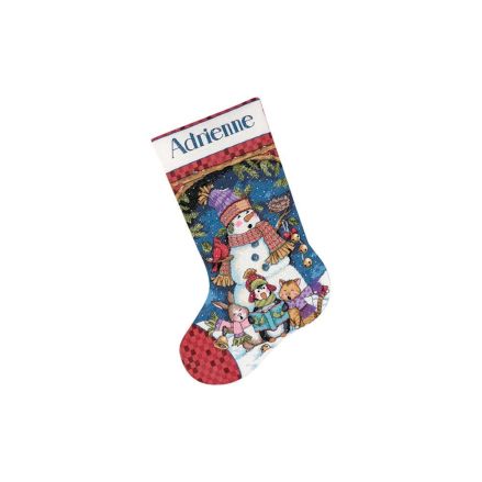 Counted Cross Stitch Kit Cute Carolers Stocking, Dimensions 8751