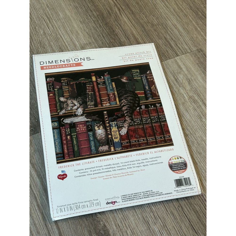 Counted Cross Stitch Kit Frederick the Literate, Dimensions 35048