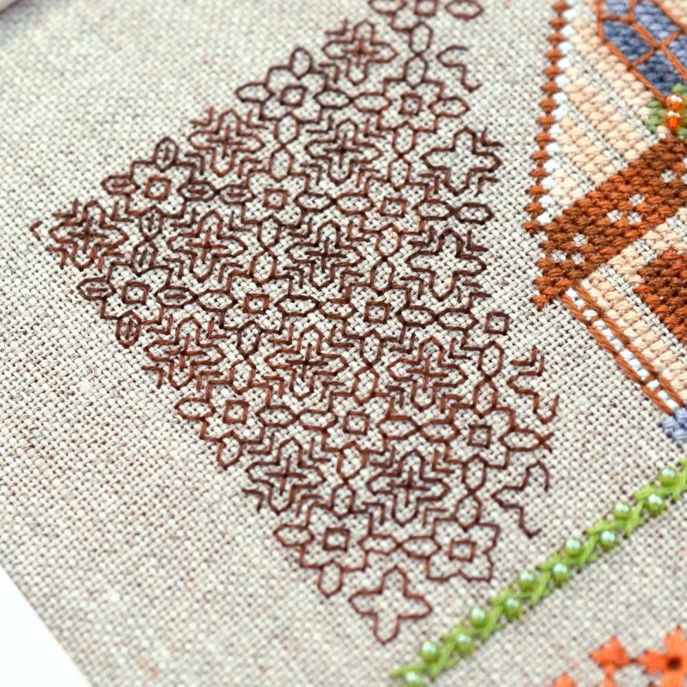Feline Gothic Cross Stitch Kit – Tela Artis X-026 – Funny Cats Sampler
