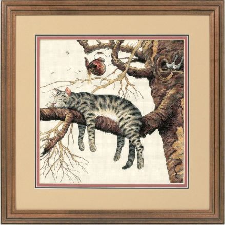 Counted Cross Stitch Kit Too Pooped, Dimensions 35087