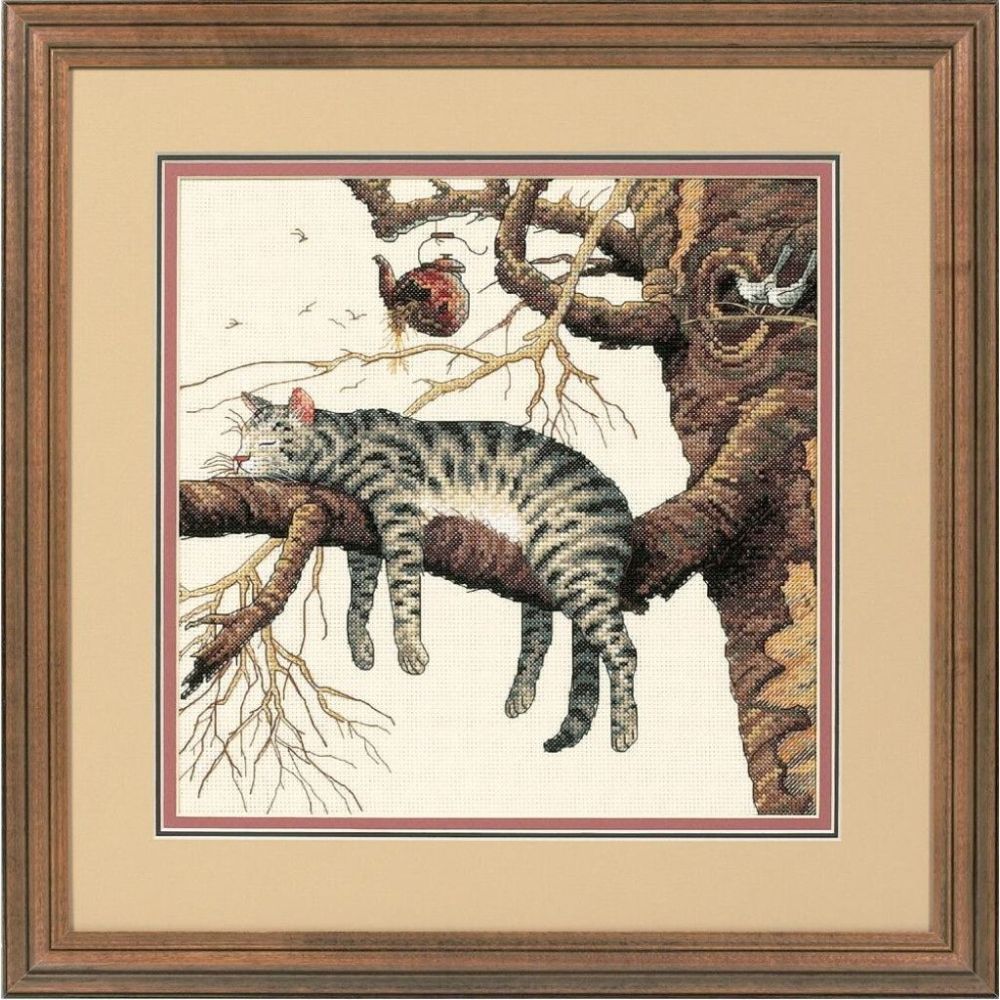Counted Cross Stitch Kit Too Pooped, Dimensions 35087