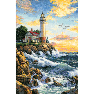 Counted Cross Stitch Kit Rocky Point, Dimensions 3895