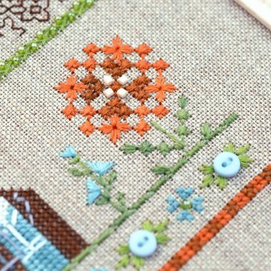 Feline Gothic Cross Stitch Kit – Tela Artis X-026 – Funny Cats Sampler