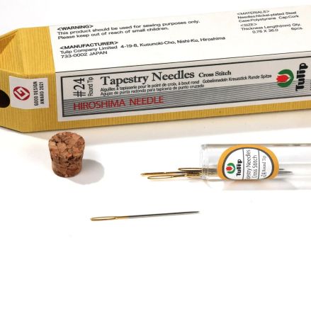 Tulip Hiroshima Tapestry - Cross-Stitch Needles 24, (THN-027e)