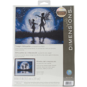 Counted Cross Stitch Kit 14"X11"-Twilight Silhouette, Dimensions, 70-35296