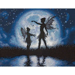 Counted Cross Stitch Kit 14"X11"-Twilight Silhouette, Dimensions, 70-35296