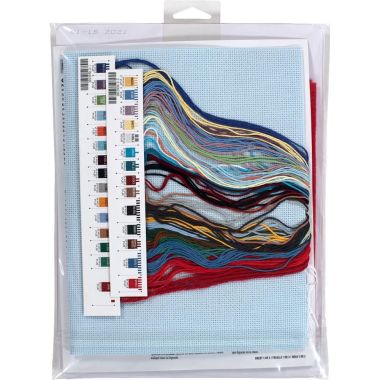 Counted Cross Stitch Kit 16" Long-Christmas Tradition Stocking, Dimensions, 70-08995