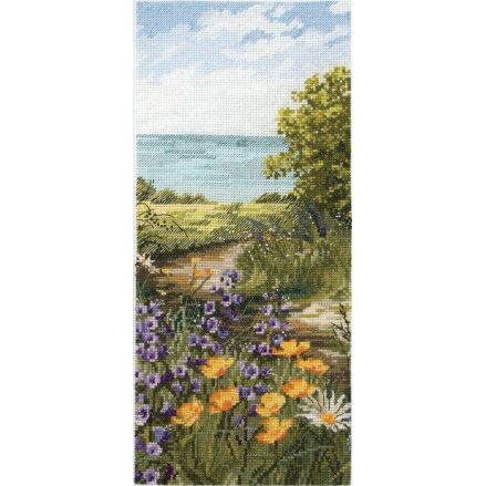 Anchor Maia Counted Cross Stitch Kit APC415 – Clifftop Footpath View