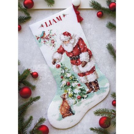Counted Cross Stitch Kit 16"-Long-Magical Christmas Stocking, Dimensions, 70-08999