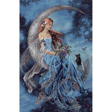 Dimensions Gold Collection Counted Cross Stitch Kit 10"X15"-Wind Moon Fairy, 70-35393