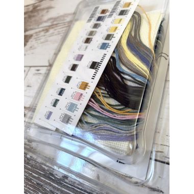 Petites Gold Collection Counted Cross Stitch Kit Morning Lake, Dimensions 65091
