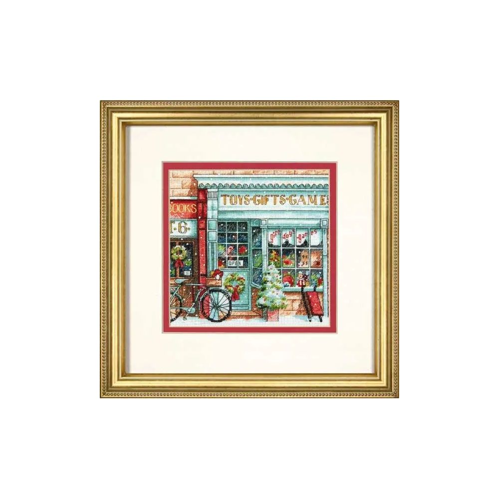 Dimensions Gold Collection Petites Counted Cross Stitch Kit Toy Shoppe, 70-08900