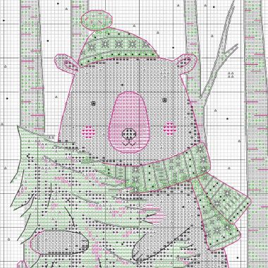 Dimensions Counted Cross Stitch Kit 16" Long -Woodland Animals Stocking (14 Count), 70-09621