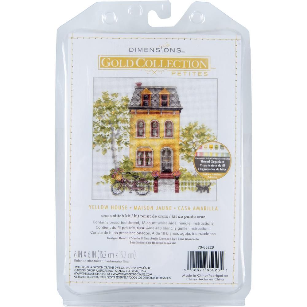 Dimensions Counted Cross Stitch Kit 70-65226 – Yellow House