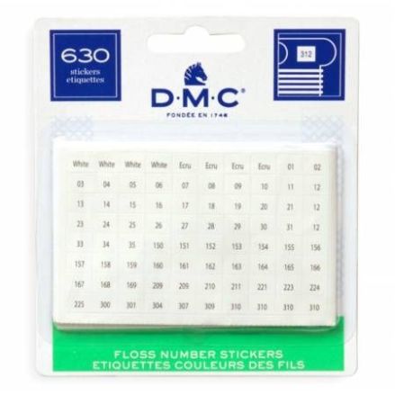 DMC Floss Number Stickers, 6103