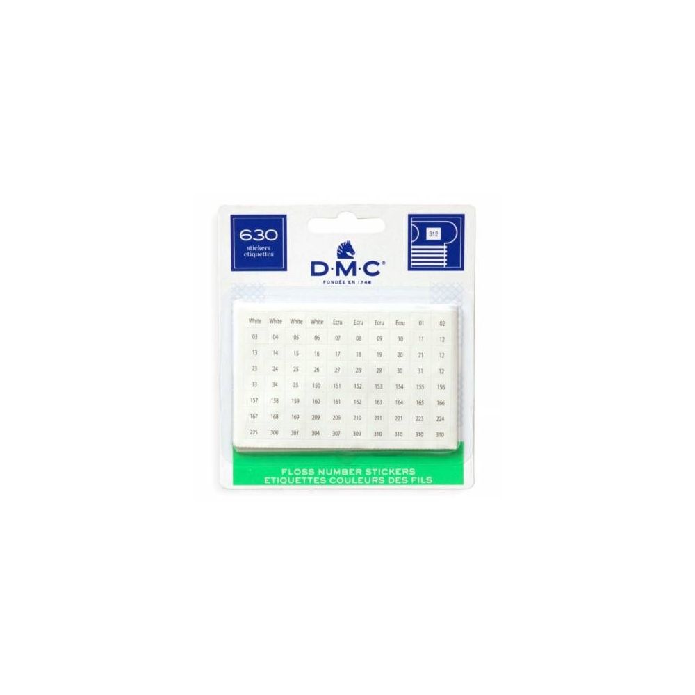 DMC Floss Number Stickers, 6103