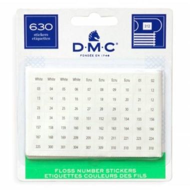 DMC Floss Number Stickers, 6103