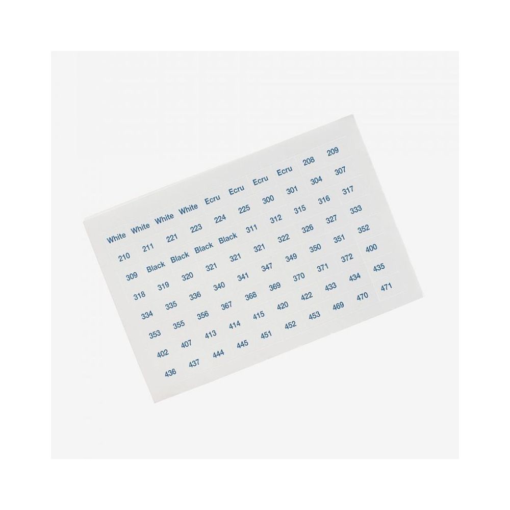 DMC Floss Number Stickers, 6103