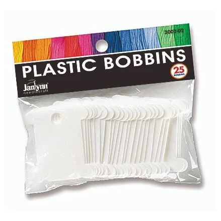 Janlynn Plastic Floss Bobbins, 25/Pkg, 3002-02