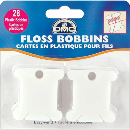 DMC Plastic Floss Bobbins, 28/Pkg, 6102