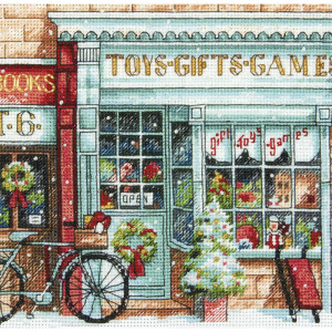 Counted Cross Stitch Kit 6"X6"-Toy Shoppe, Dimensions, 70-08900