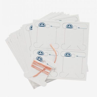 DMC Cardboard Floss Bobbins, 56/Pkg, 6101