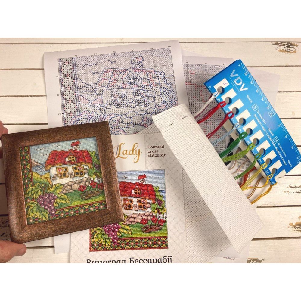 Cross-Stitch Kit “Besarabia Grapes ” Lady 01296