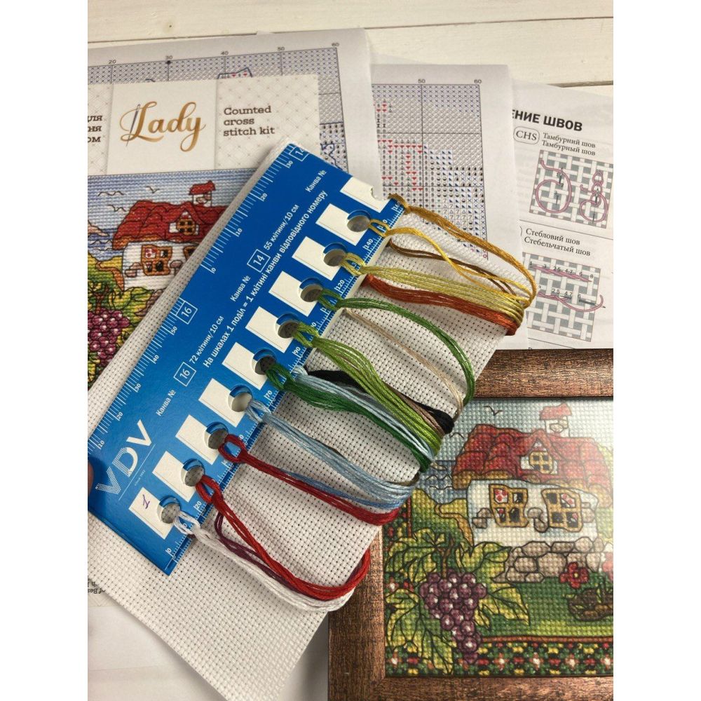 Cross-Stitch Kit “Besarabia Grapes ” Lady 01296