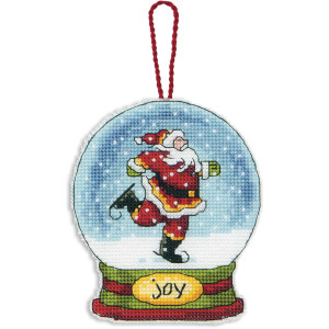 Counted Cross Stitch Kit Joy Snowglobe, Dimensions 70-08905