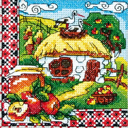 Cross-Stitch Kit “Honey Spas” Lady 01302