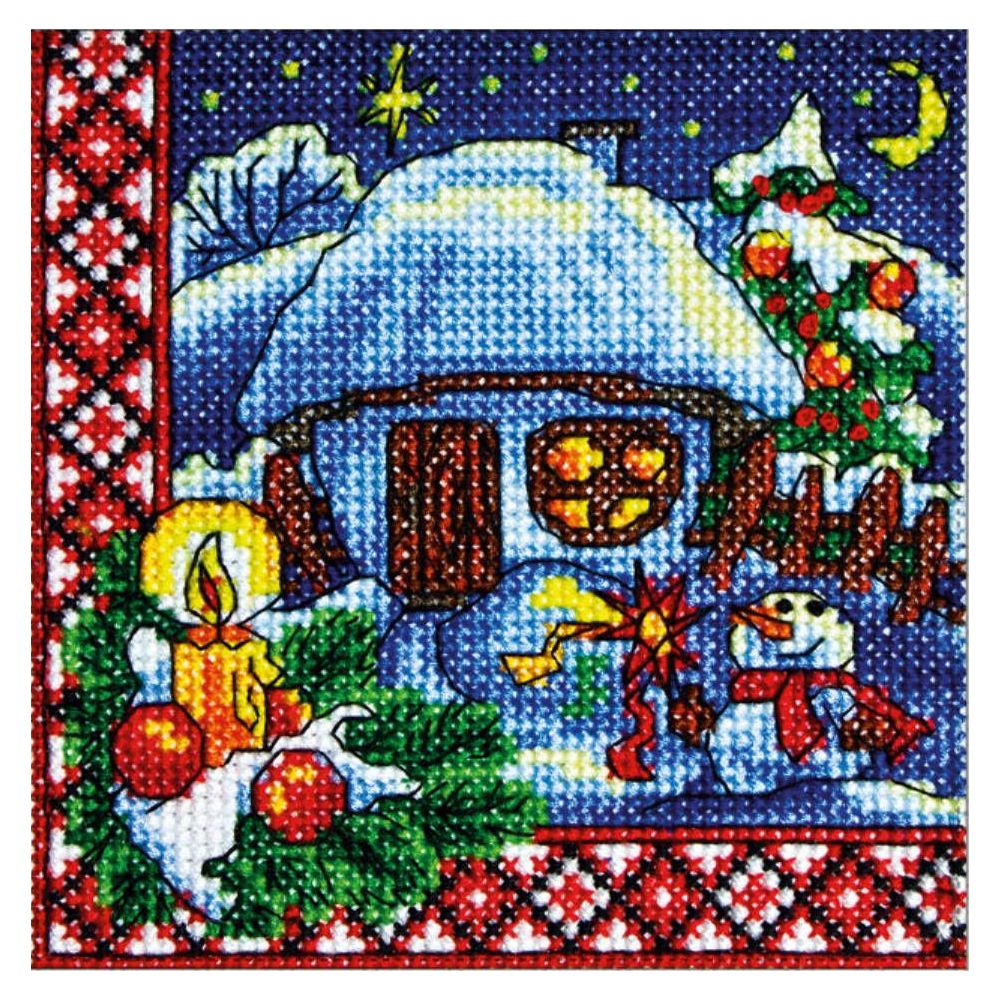 Cross-Stitch Kit “Christmas Eve” Lady 01304