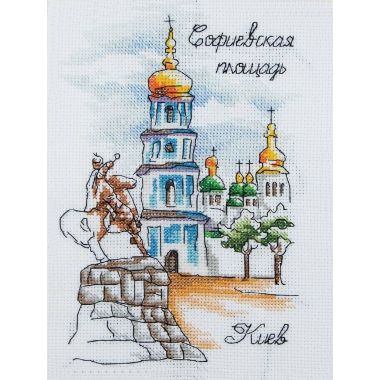 Cross-Stitch Kit “Sofievskaya Square (St. Sofia Cathedral)” Lady 01309