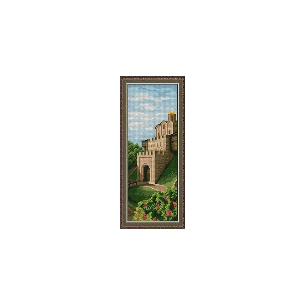 Cross-Stitch Kit “Golden gates" Lady 1025