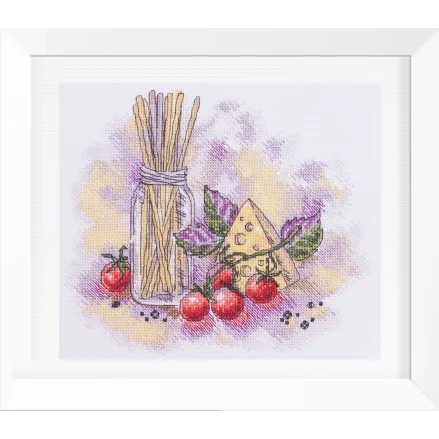 Cross-Stitch Kit “Still life with pasta” Iris Design 05217