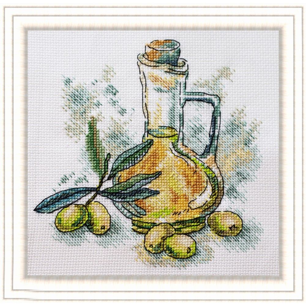 Cross-Stitch Kit “Still life with olives” Iris Design 05139