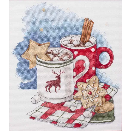 Cross-Stitch Kit “Coffee for two” Iris Design 05529