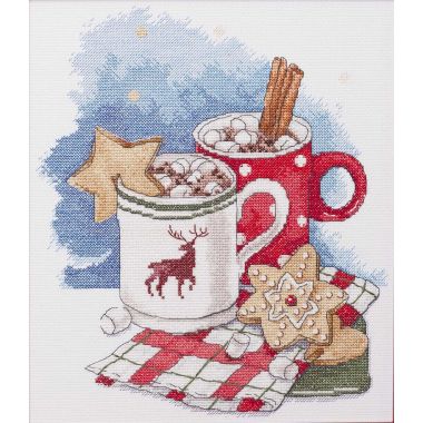Cross-Stitch Kit “Coffee for two” Iris Design 05529