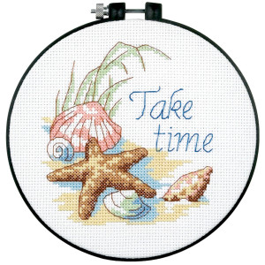 Counted Cross Stitch Kit Take Time, Dimensions 73060