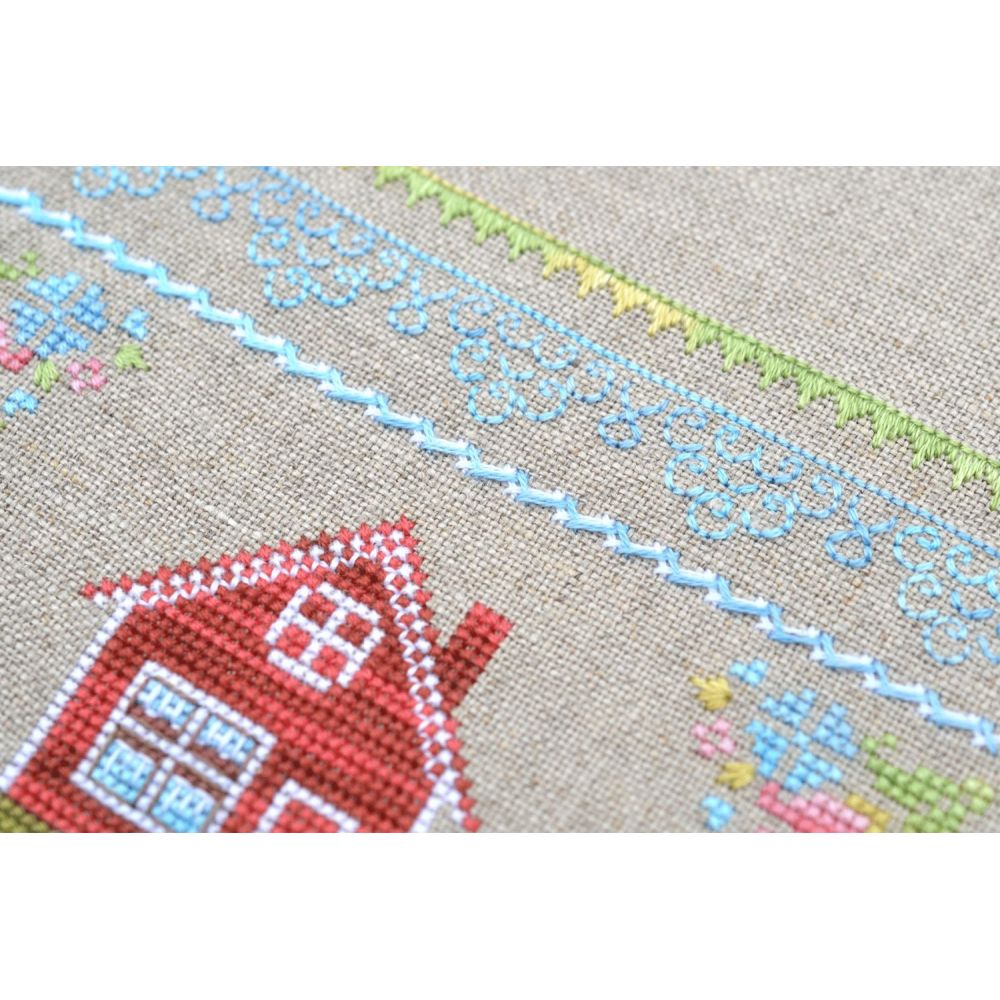 In the meadow Cross Stitch Kit – Tela Artis X-028 – Sampler – Hand-dyed Threads