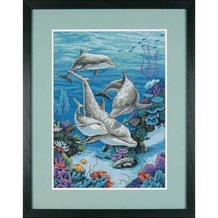 Dimensions Counted Cross Stitch Kit 03830 – The Dolphins' Domain